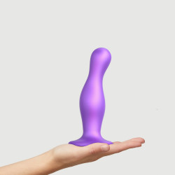 Dildo con ventosa in silicone liquido Strapon-me Dildo Plug Curvy L