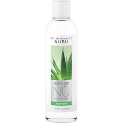 Gel vegano per massaggi nuru Mixgliss Nu Aloe Vera