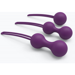 Set 3 palline vaginali Love to Love Per'Fit Kit - viola