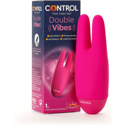 Stimolatore clitorideo Control Double Vibes