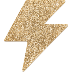 Copricapezzoli Bijoux Indiscrets Flash Bolt Oro