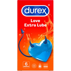 Preservativi classici extralubrificati Durex Love Extra Lube