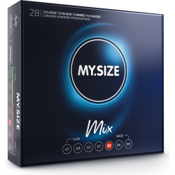 Preservativi extralarge misti My.Size Mix 60 mm 28 pezzi