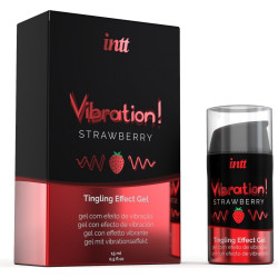 Gel stimolante Liquid Vibrator Strawberry Intt