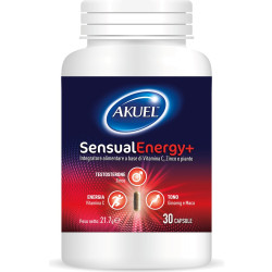 Akuel Sensual Energy+ è il nuovo integratore alimentare per uomo.