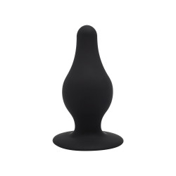 Plug anale doppia densità Premium Silicone Plug nero