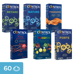 Kit Misto Control - 60 preservativi