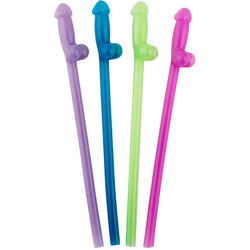 Cannucce Fosforescenti Kheper Games Glow-in-the-Dark Naughty Straws