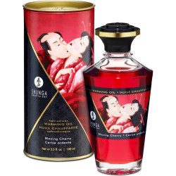 Shunga Aphrodisiac Oil Cherry - olio da massaggio edibile