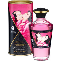 Shunga Aphrodisiac Oil Raspberry - olio da massaggio edibile