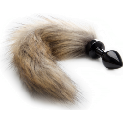 Plug anale Ouch! Fox Tail Buttplug Nero