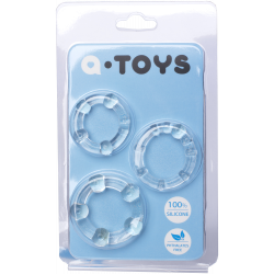 Cockring A-Toys Cockring-Set Trasparente