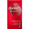 Preservativi sottili supersottile Regular 6 pezzi Durex