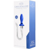 Plug in vetro con flogger Chrystalino Tail - Blue