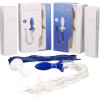 Plug in vetro con flogger Chrystalino Tail - Blue