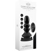Plug anale vibrante in vetro Ribbly Chrystalino