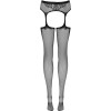 Calze Garter stockings S232 colore nero Obsessive