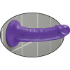 Dildo con ventosa Purple  6 Inch Slim Dillio Pipedream