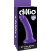 Dildo con ventosa Purple  6 Inch Slim Dillio Pipedream