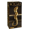 Pipedream Icicles G01 Gold Edition - dildo in vetro